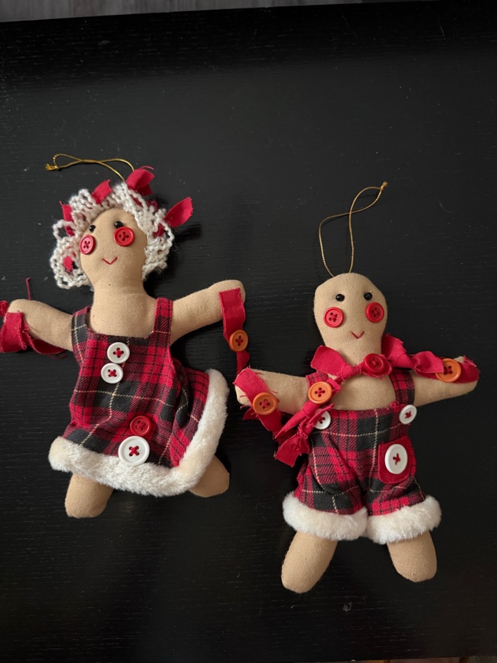 Christmas Ornaments Gingerbread Boy&Girl